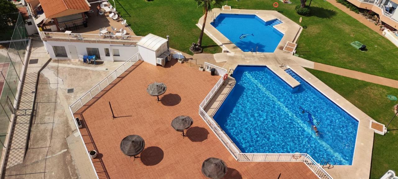 Saltillo Alto Gray Studio. Vistas Al Mar Y Piscina Torremolinos Exteriör bild